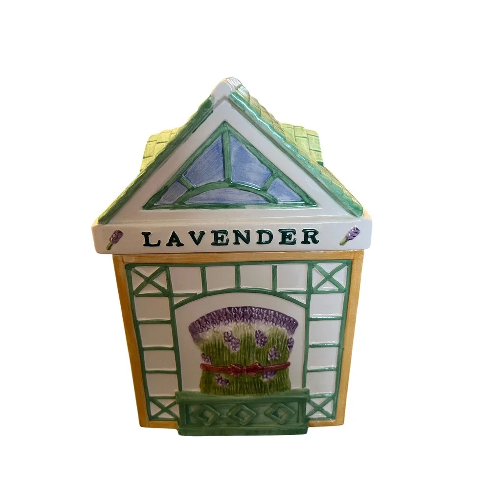 Certified International Herb Trellis‎ Canister Set Holly Holderman Greenhouse